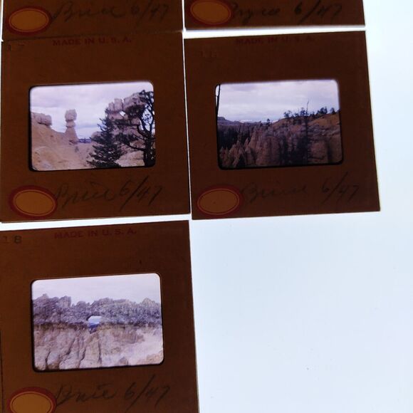 Vtg Utah Parks Slide Lot Grand Canyon, Bryce Canyon, Mines SLC Kodachrome Lot - Picture 10 of 10